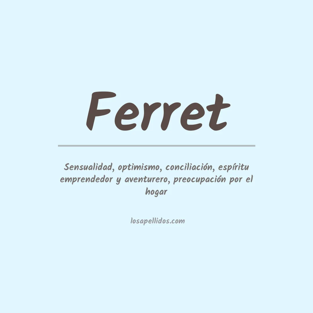 Apellido Ferret
