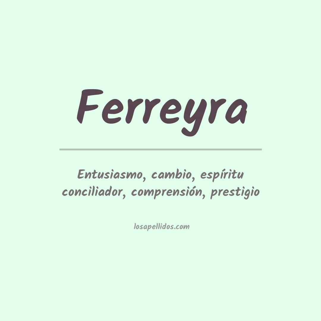 Apellido Ferreyra