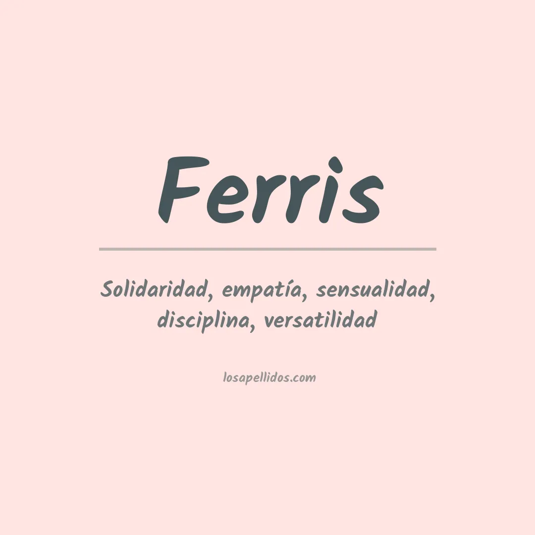 Apellido Ferris