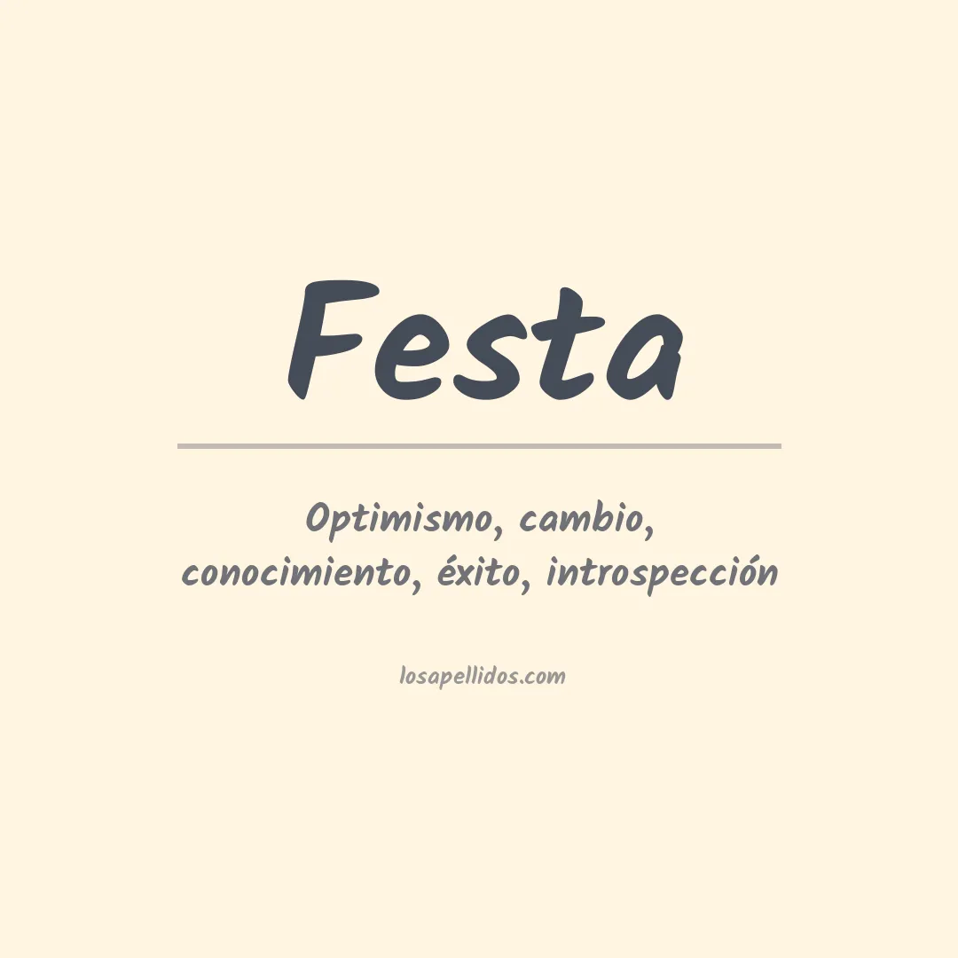 Apellido Festa