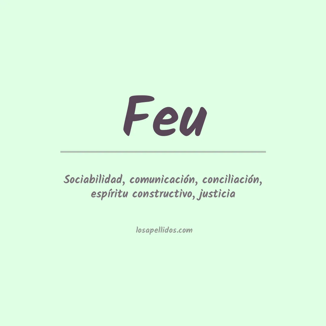 Apellido Feu
