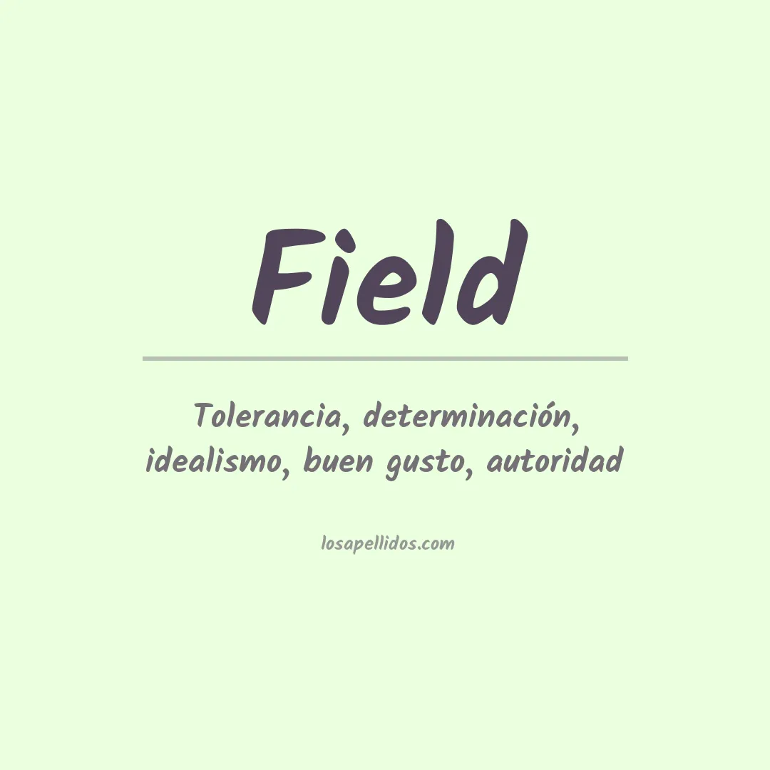 Apellido Field