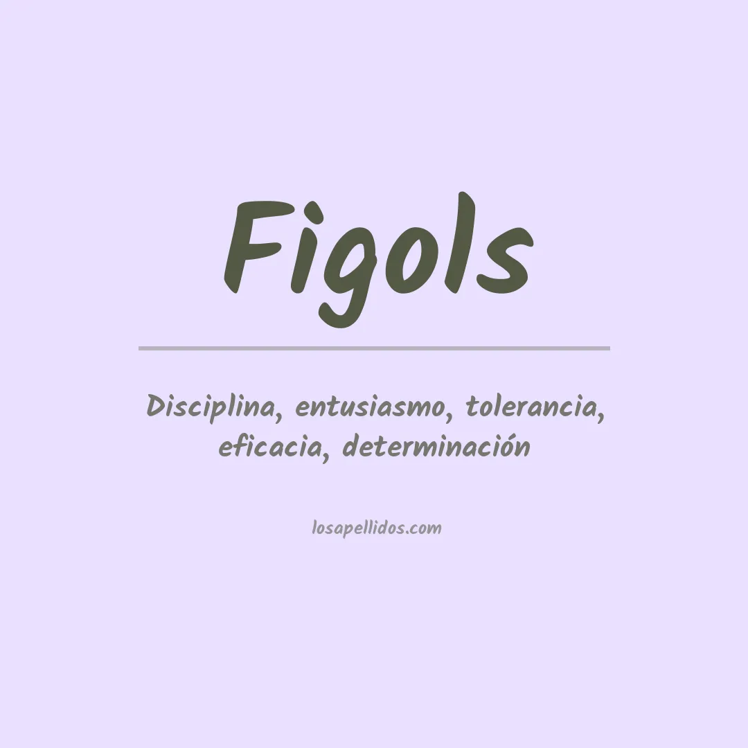 Apellido Figols