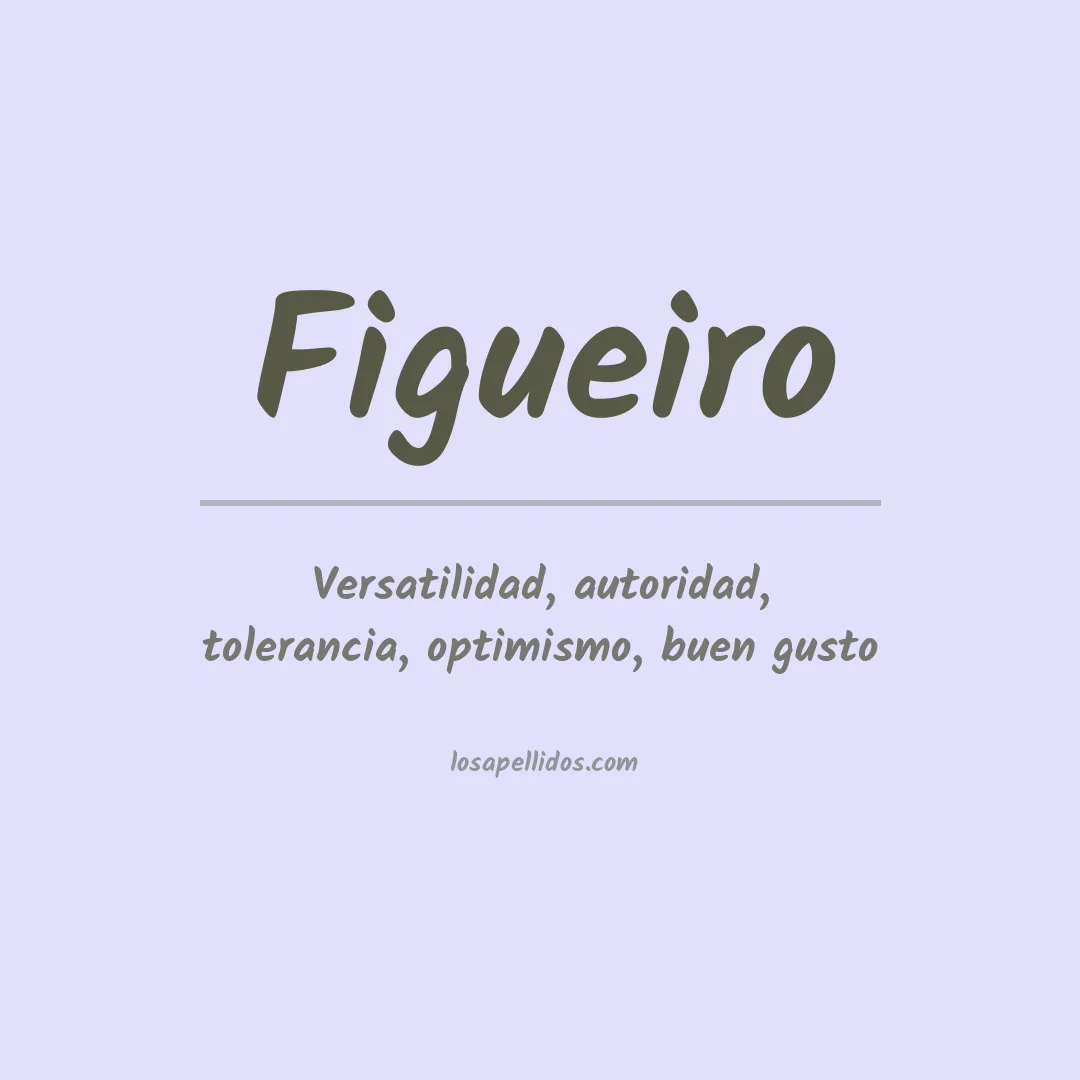 Apellido Figueiro