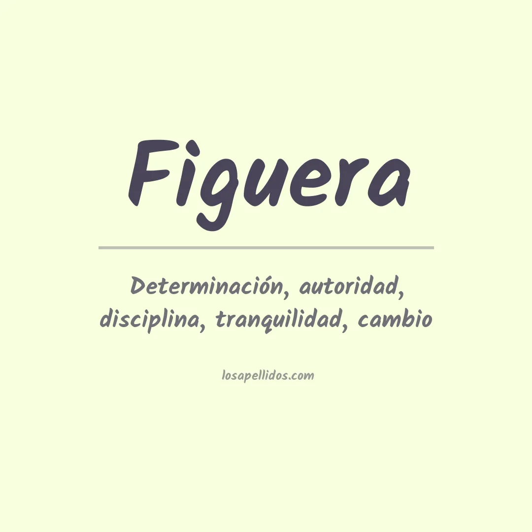 Apellido Figuera
