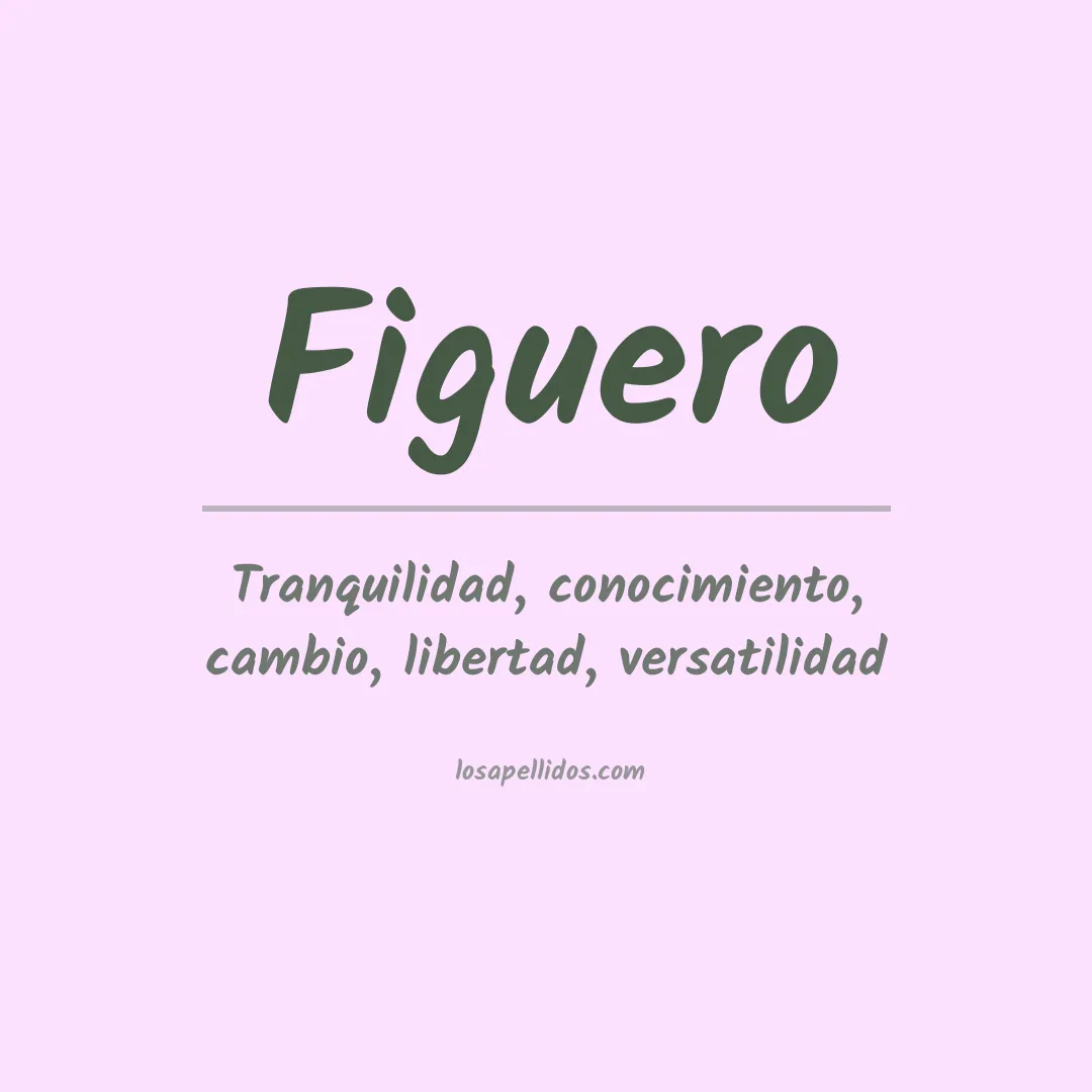 Apellido Figuero