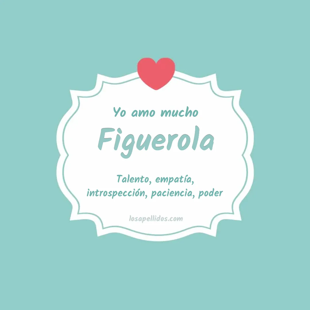 Yo amo mucho Figuerola