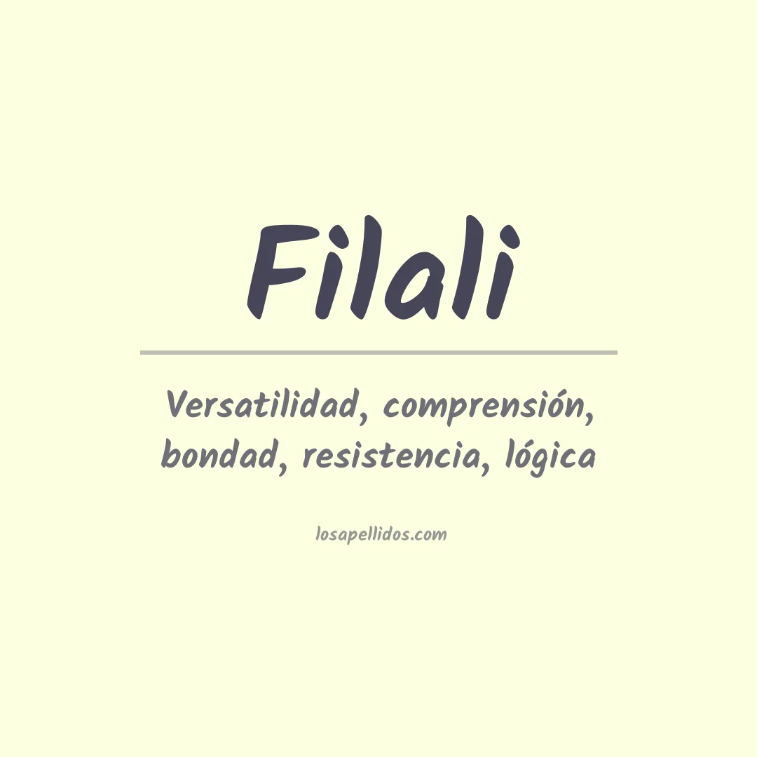 Apellido Filali