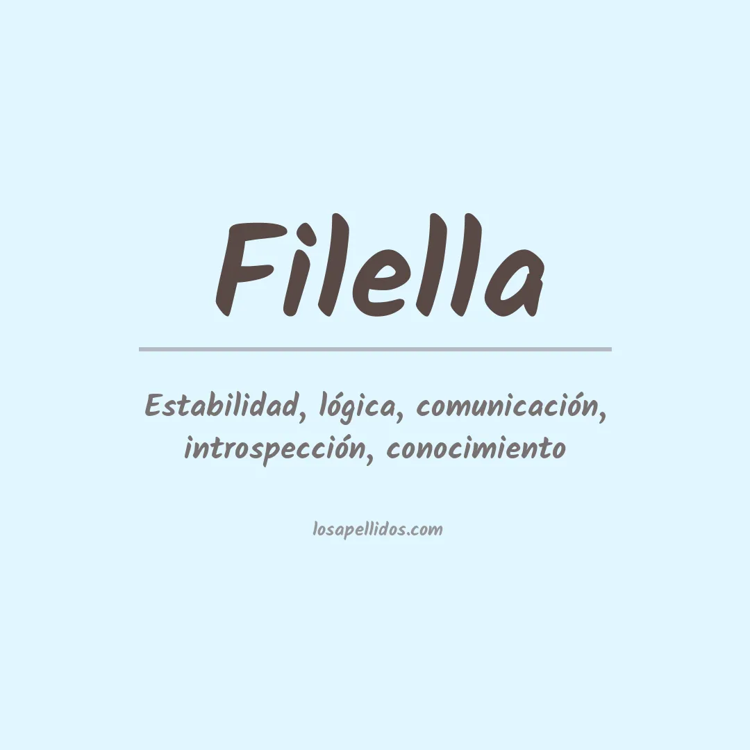Apellido Filella