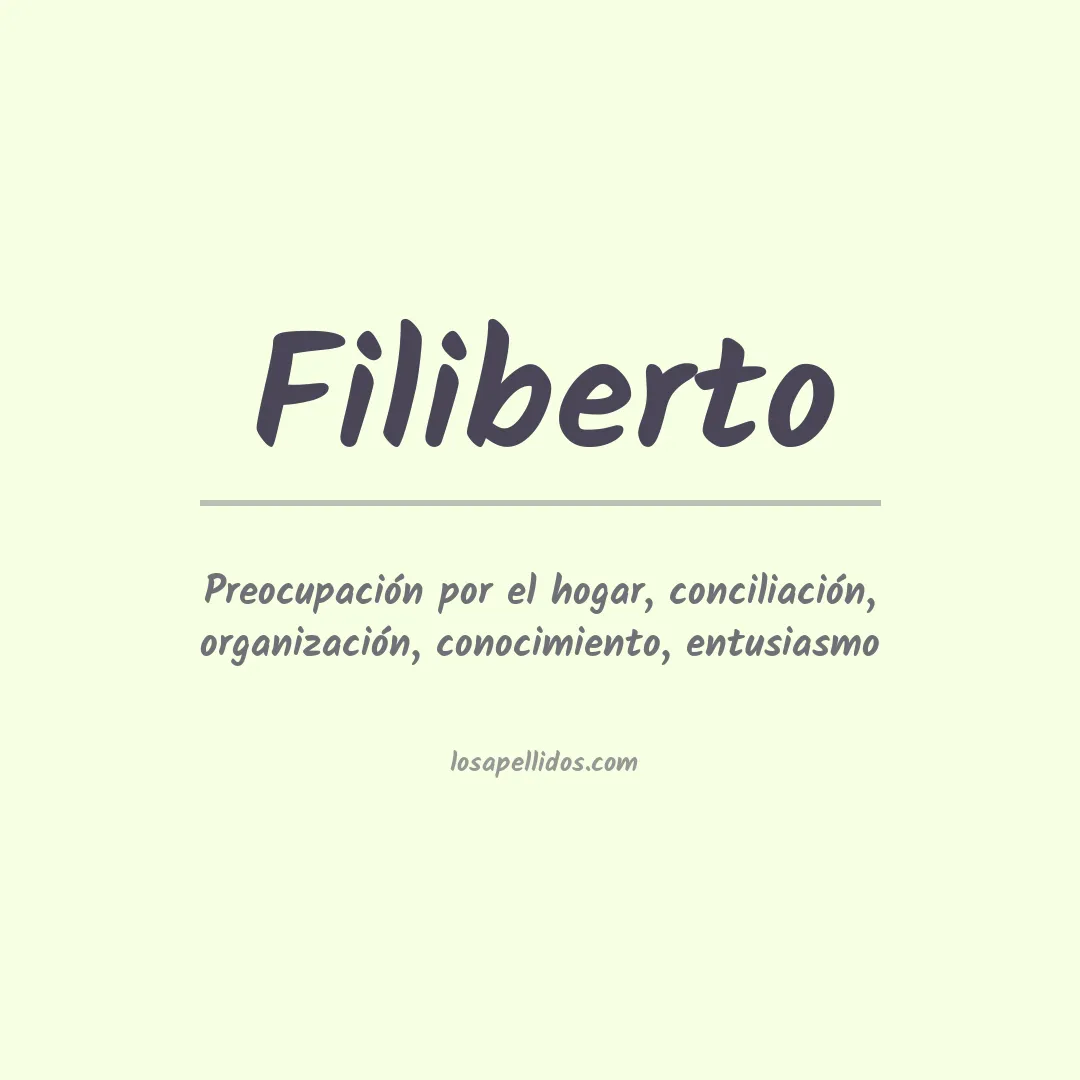Apellido Filiberto