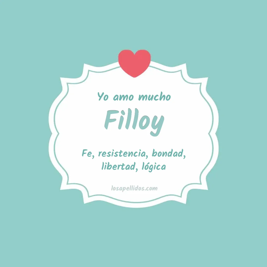 Yo amo mucho Filloy