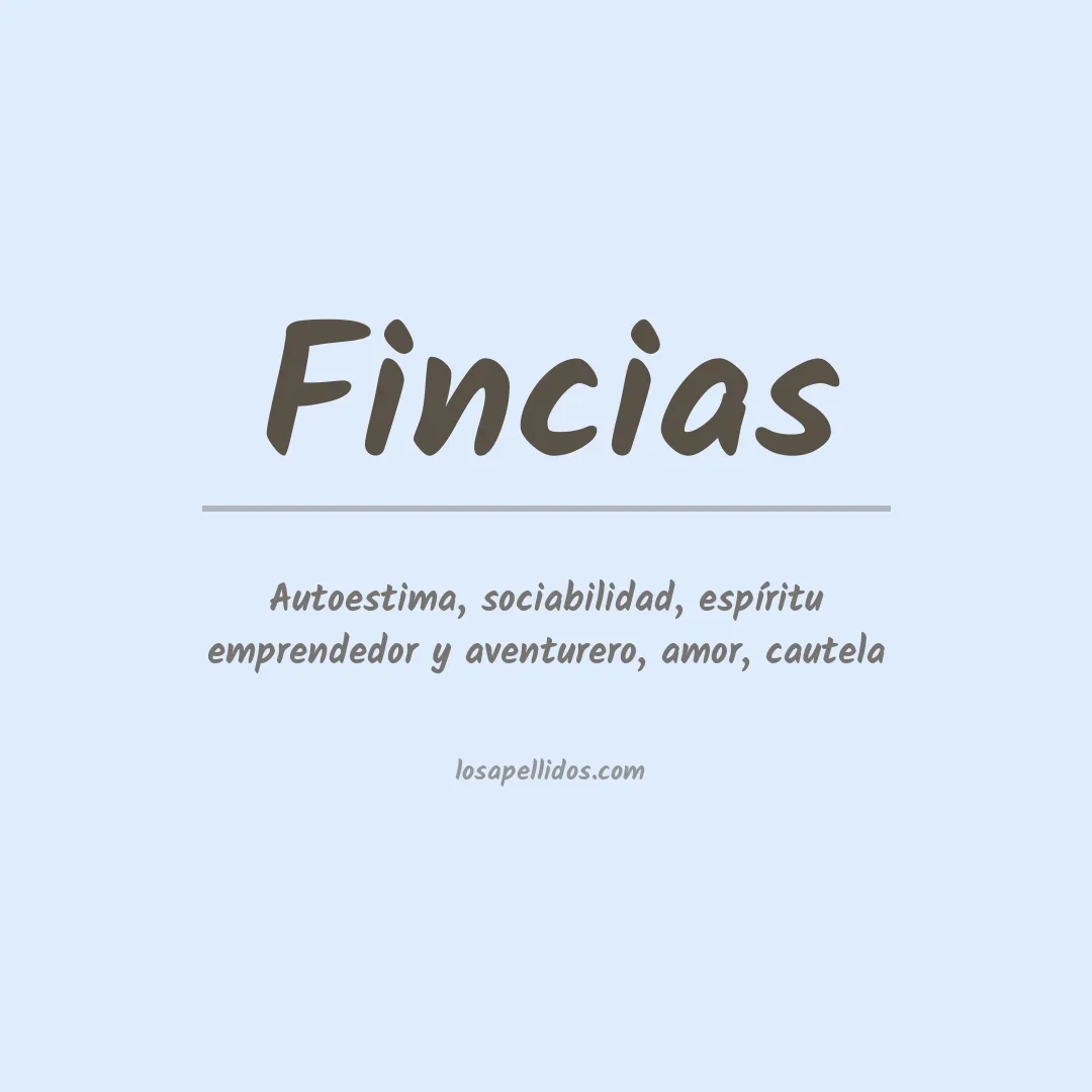 Apellido Fincias