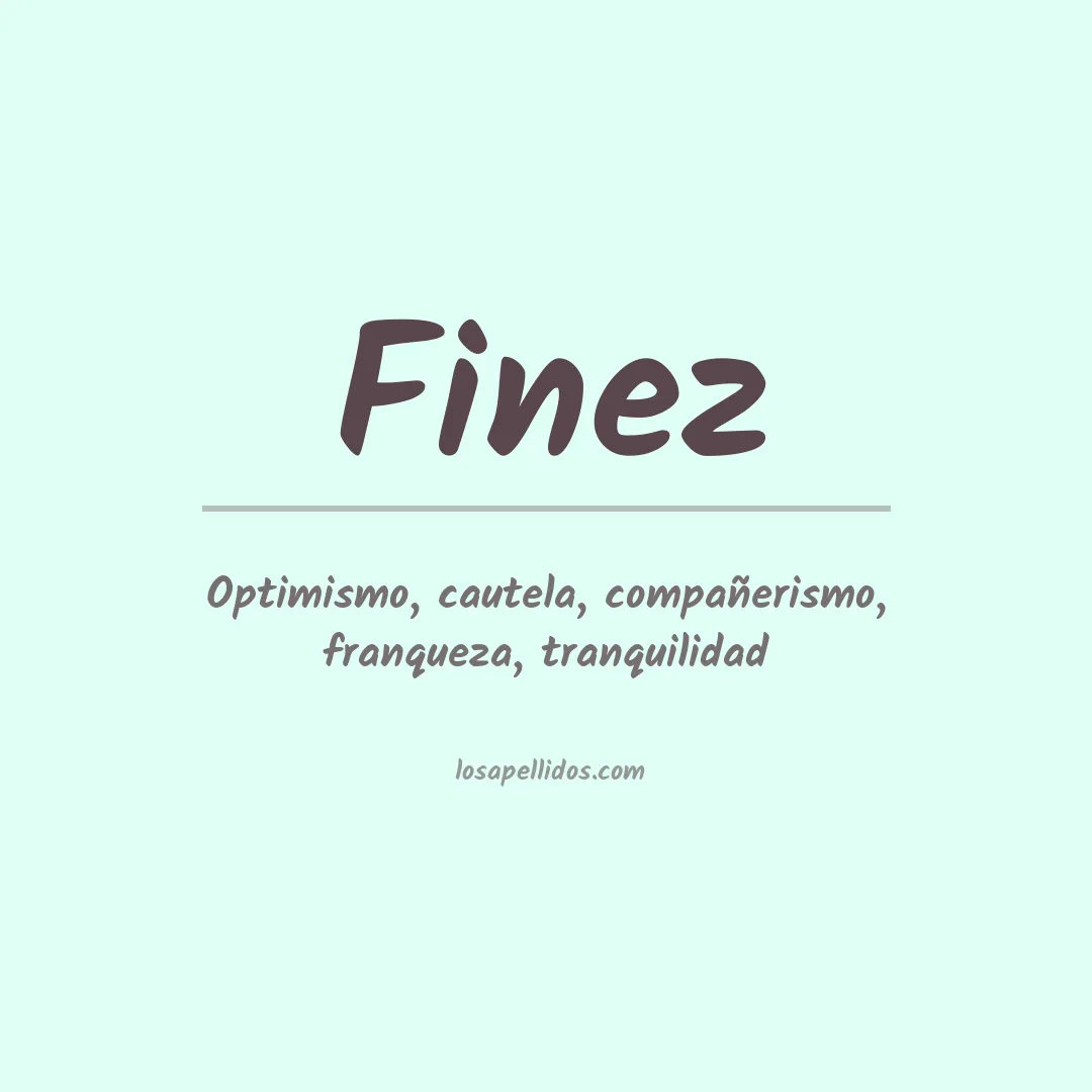 Apellido Finez