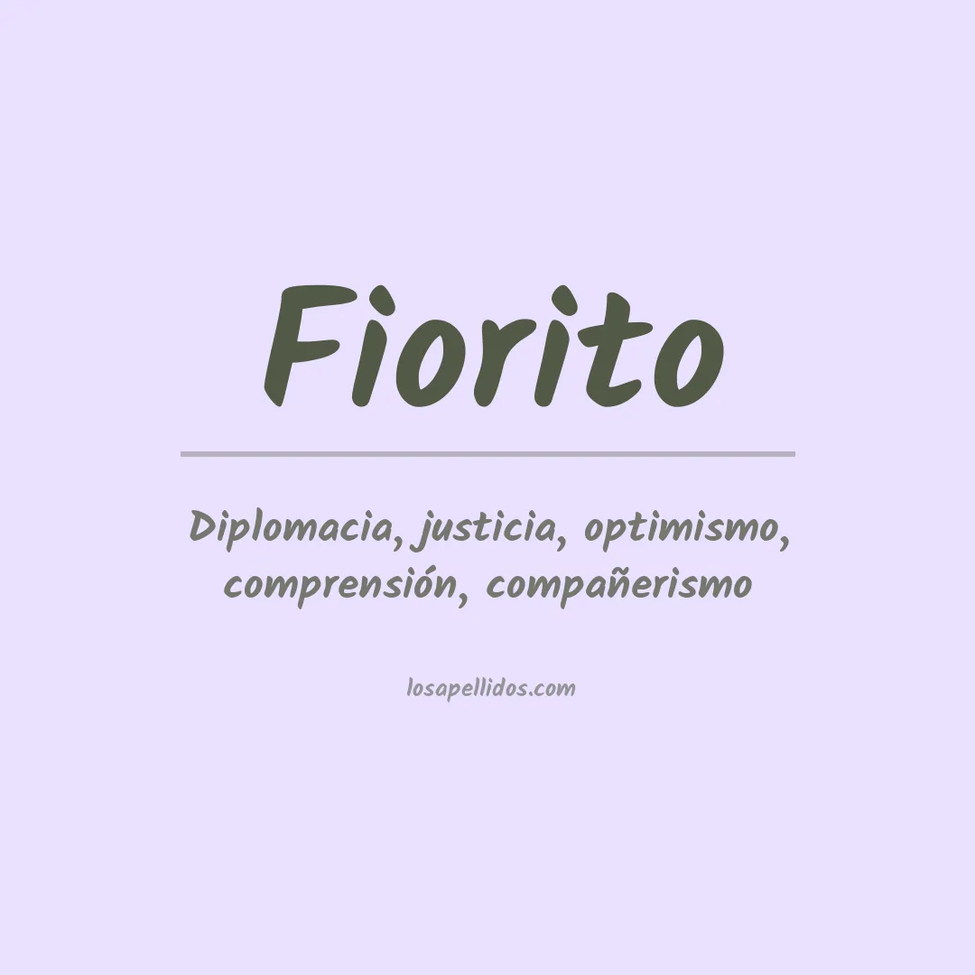 Apellido Fiorito