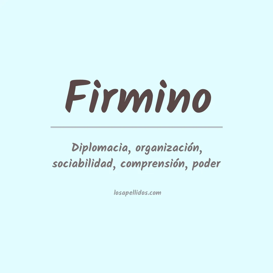 Apellido Firmino