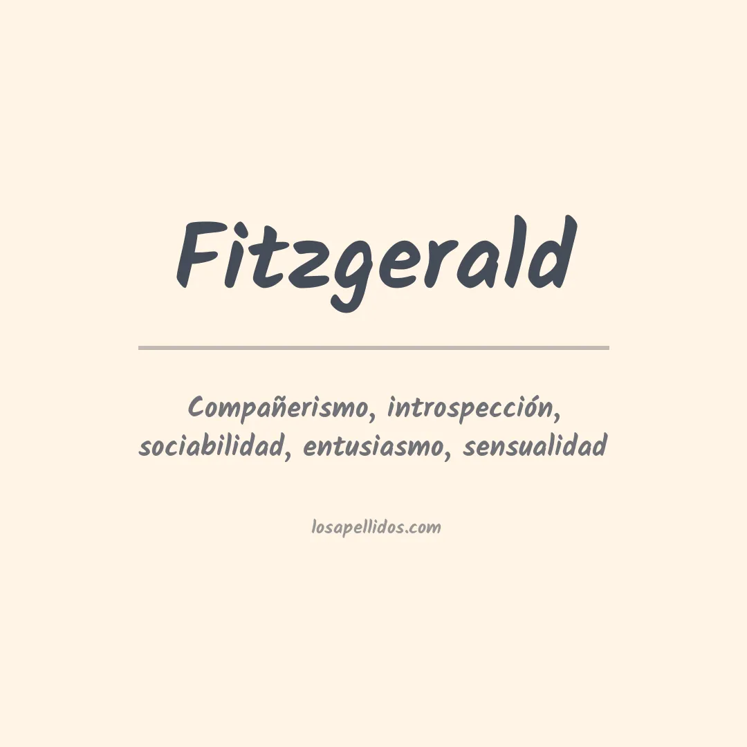 Apellido Fitzgerald