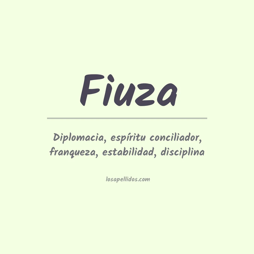 Apellido Fiuza