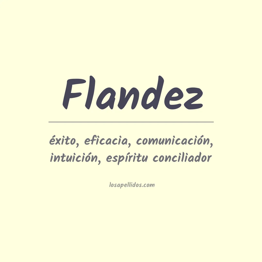 Apellido Flandez