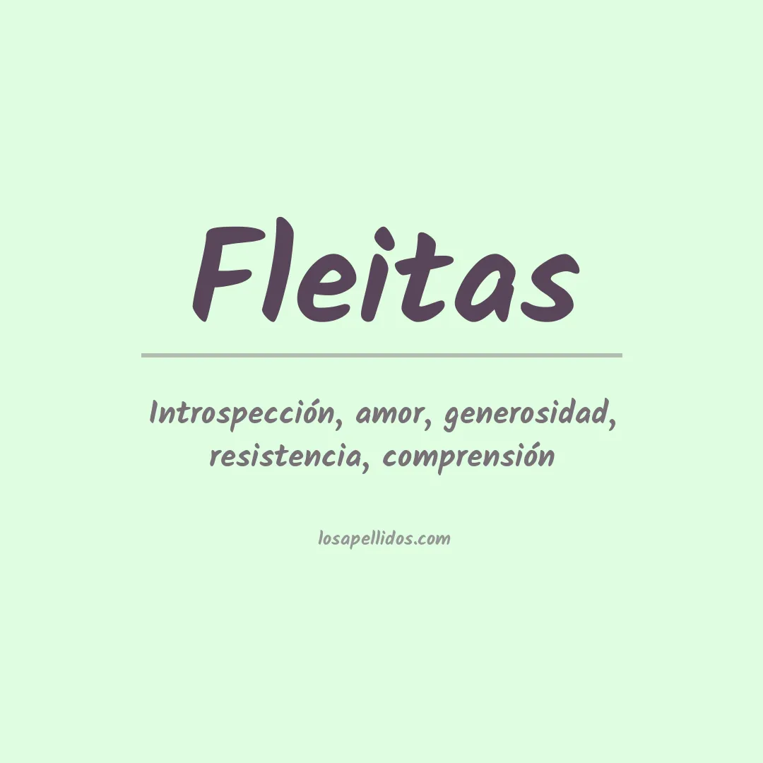 Apellido Fleitas