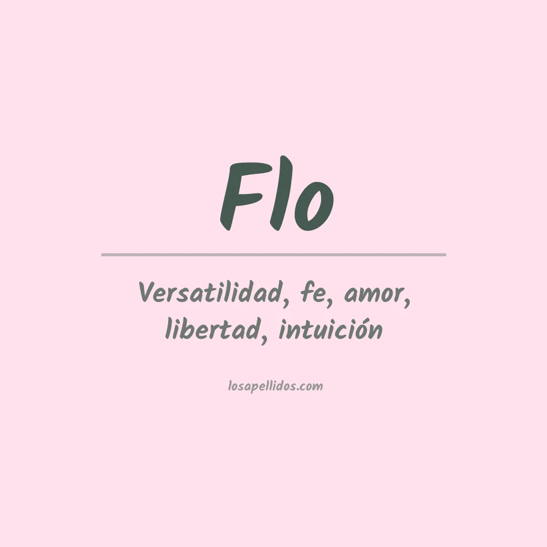 Apellido Flo