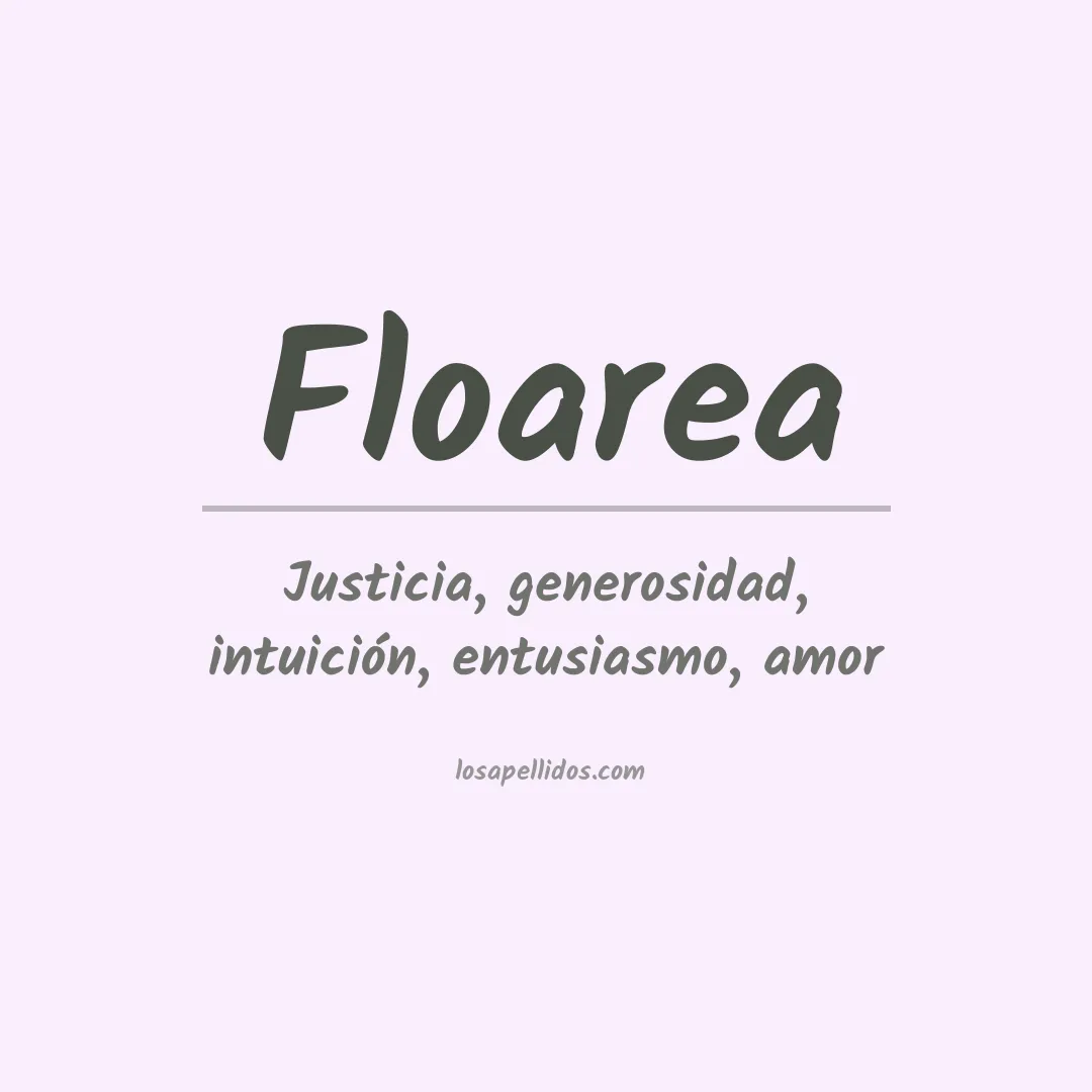 Apellido Floarea