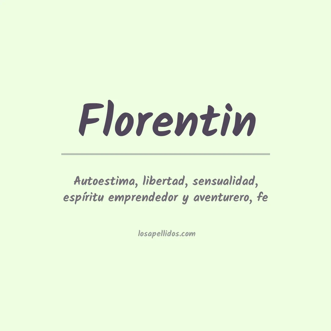 Apellido Florentin
