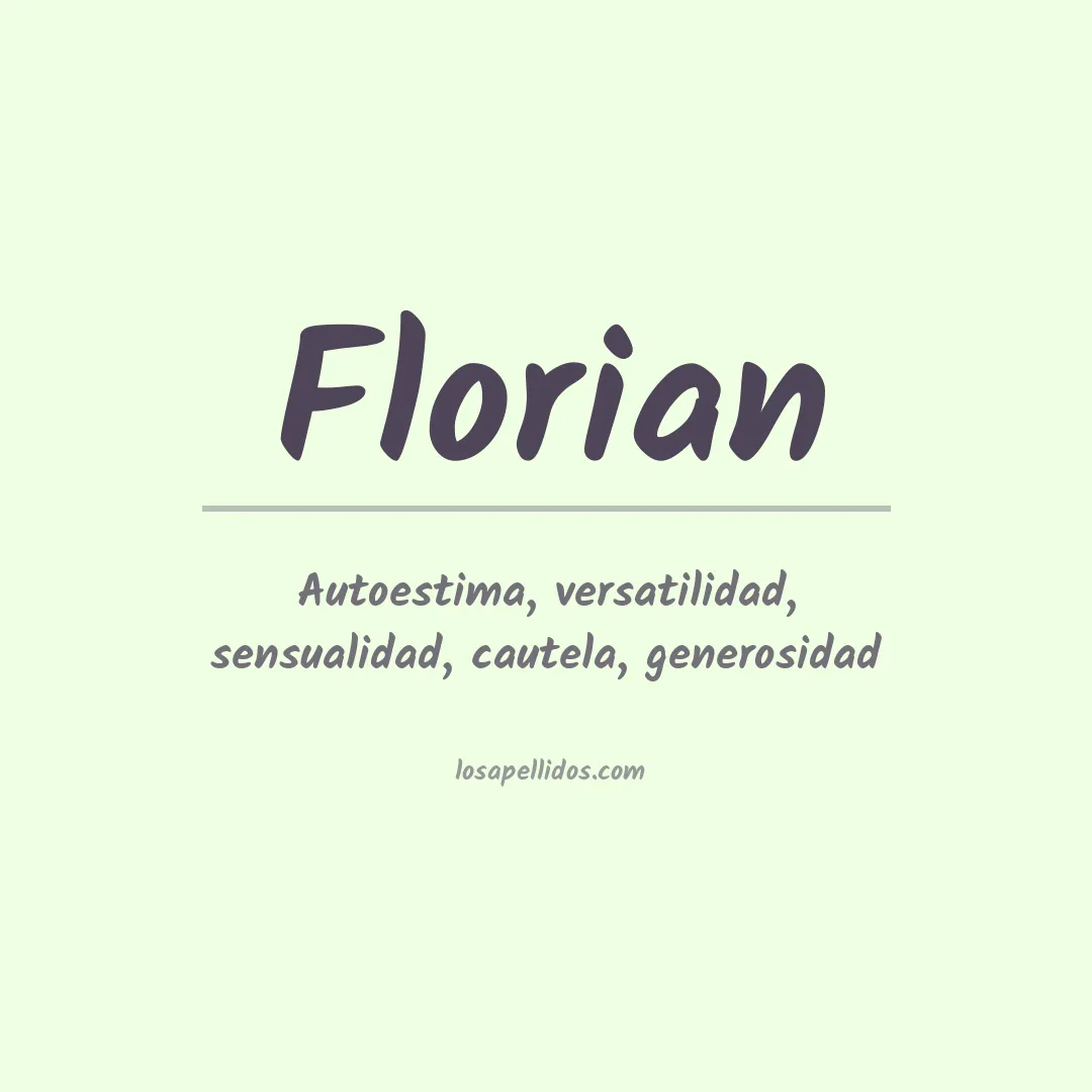 Apellido Florian