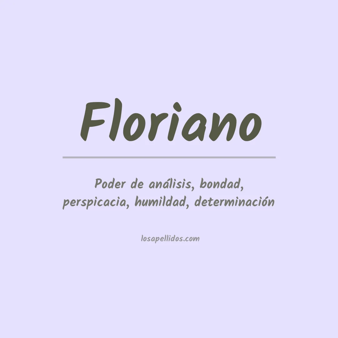Apellido Floriano
