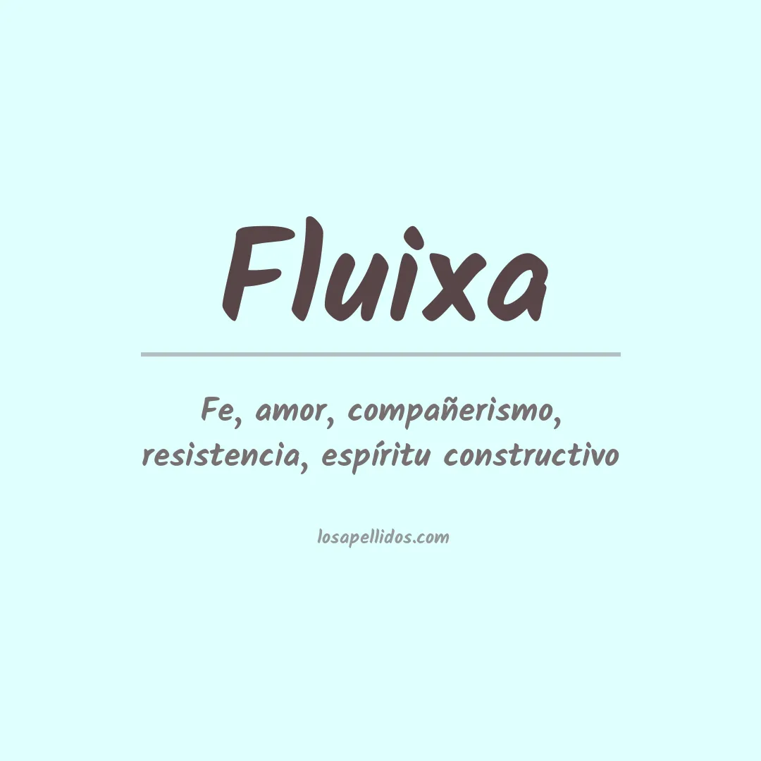 Apellido Fluixa