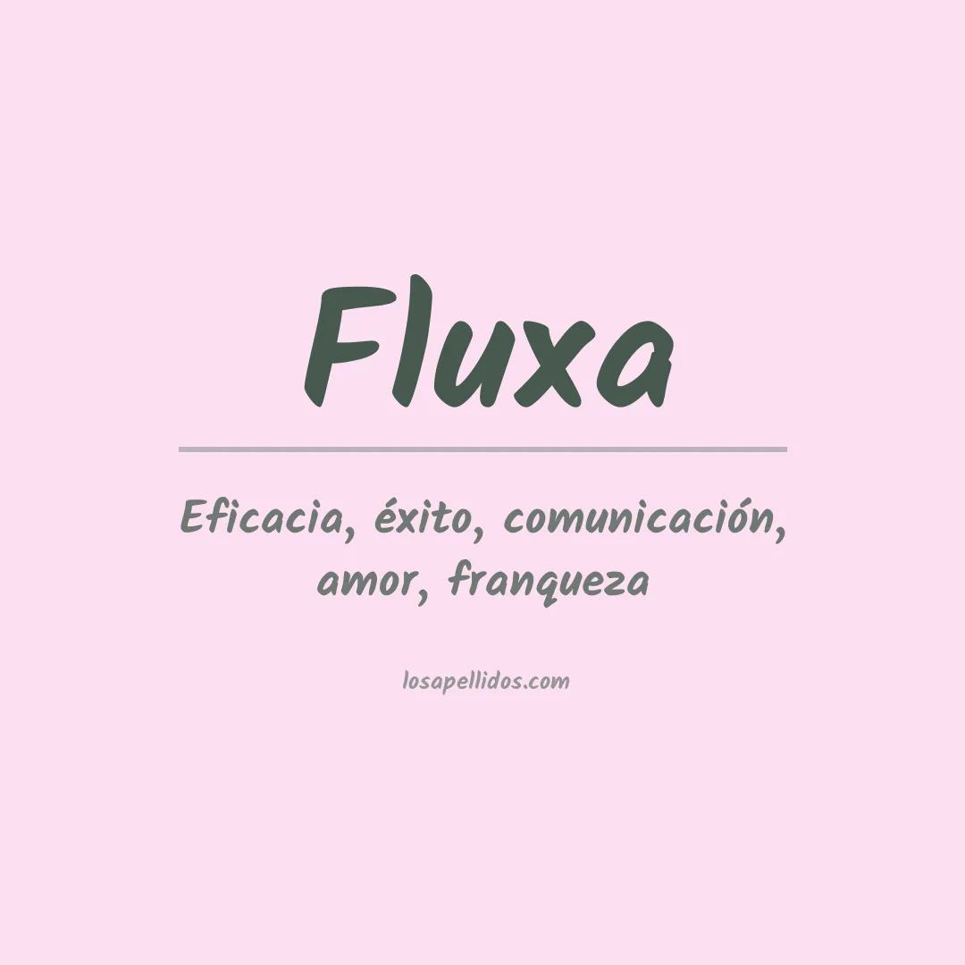 Apellido Fluxa