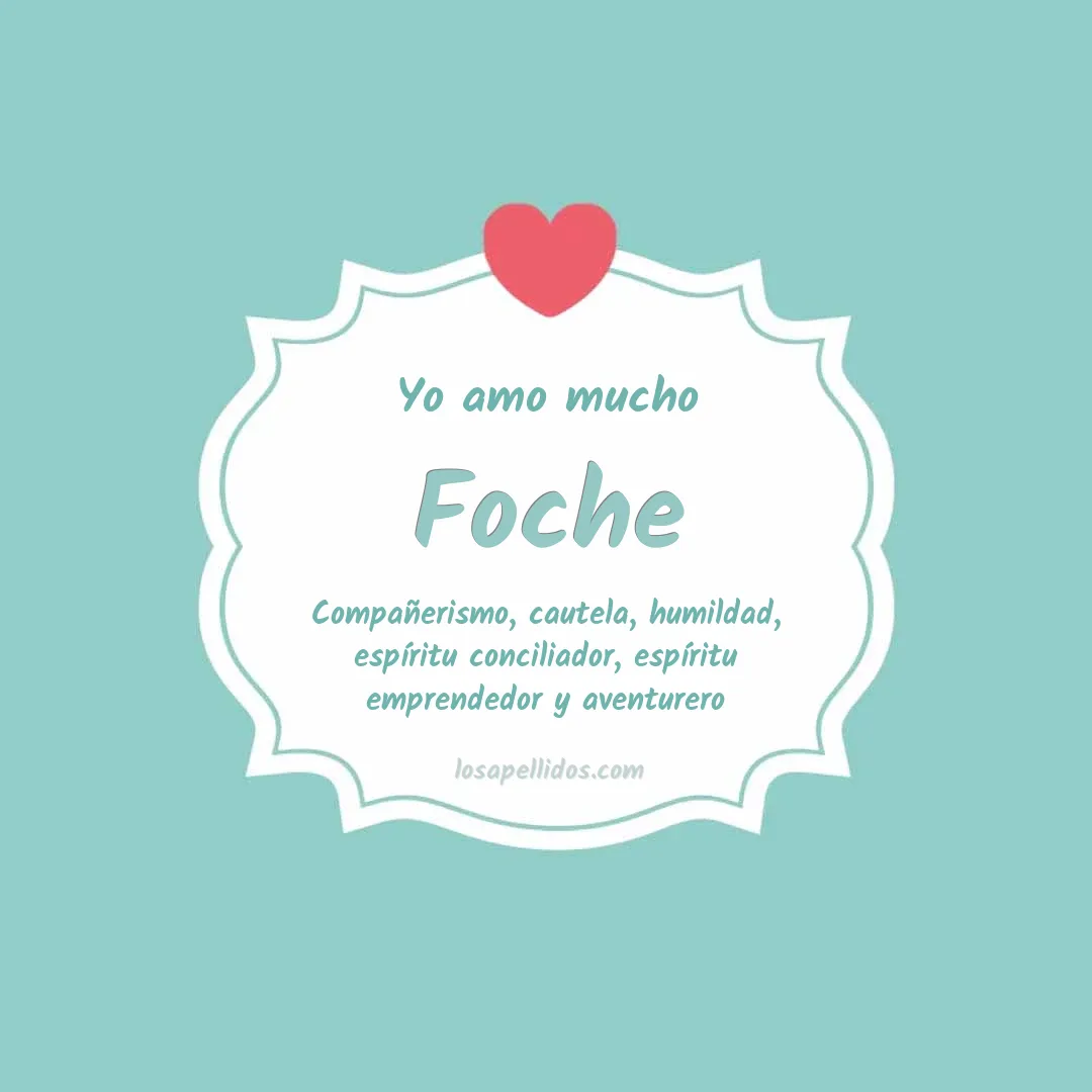 Yo amo mucho Foche