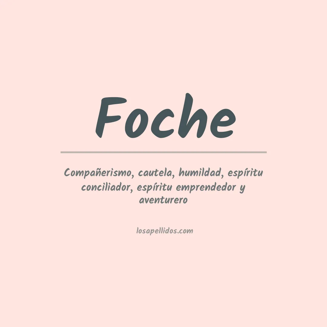Apellido Foche