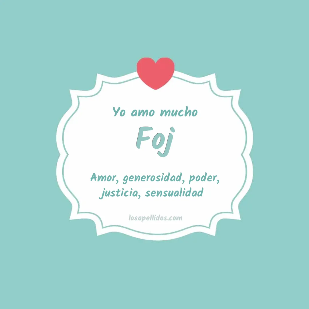 Yo amo mucho Foj