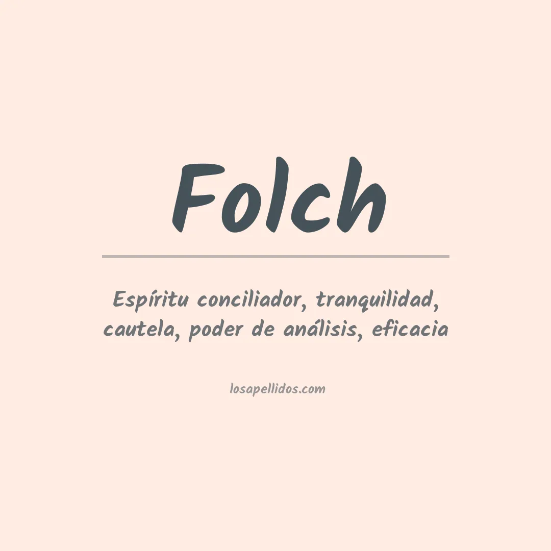Apellido Folch