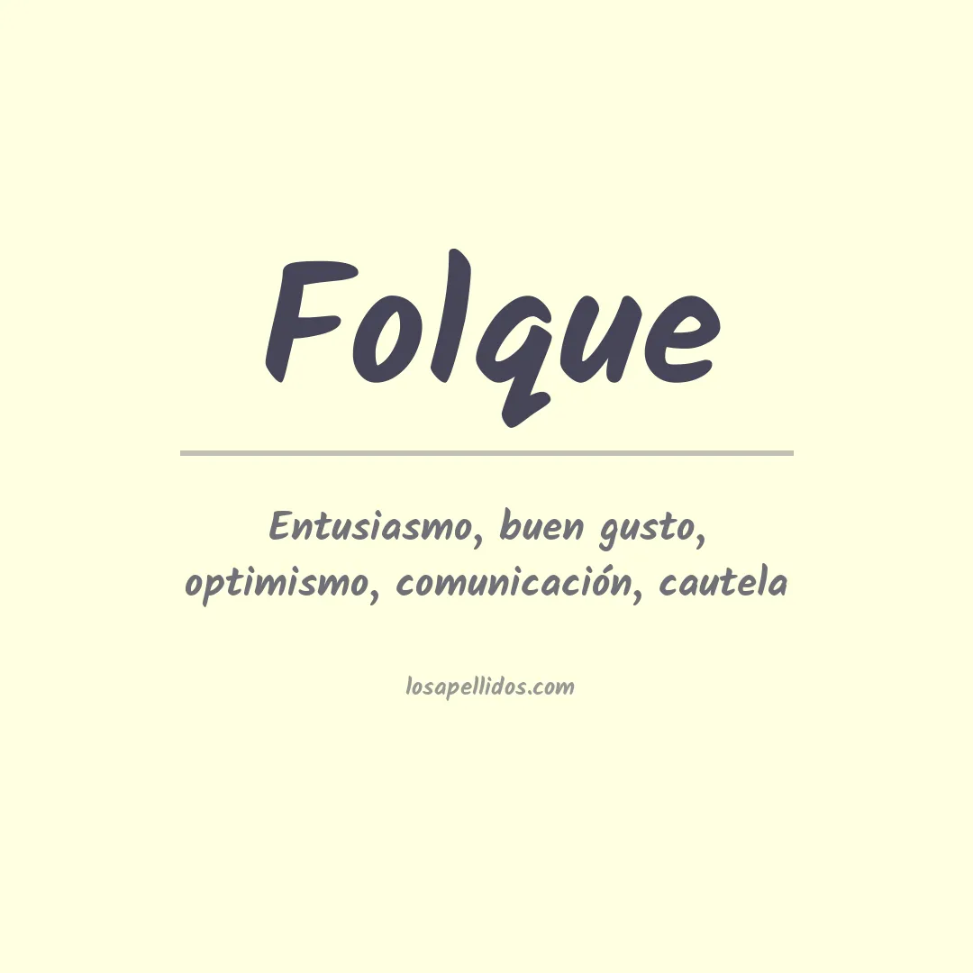 Apellido Folque
