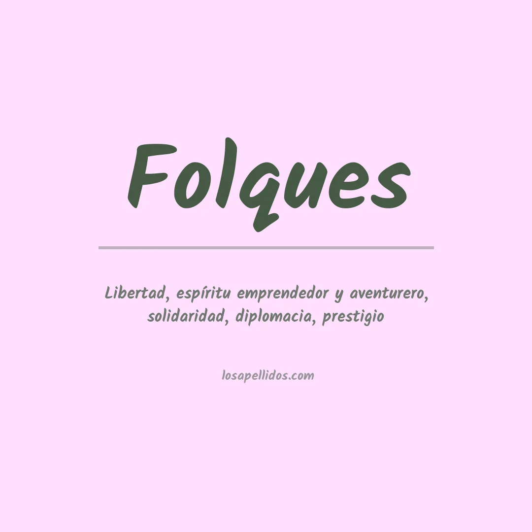Apellido Folques