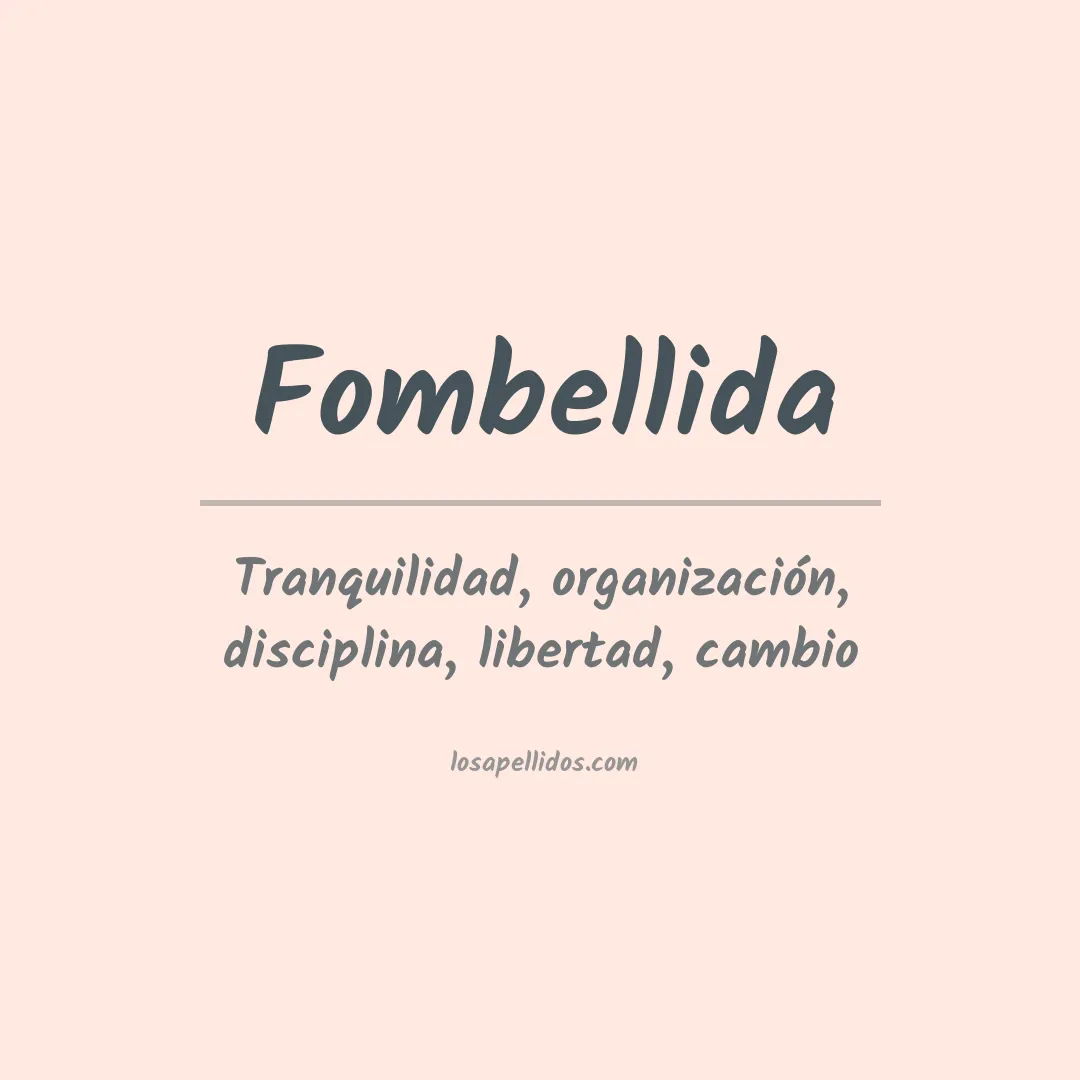 Apellido Fombellida