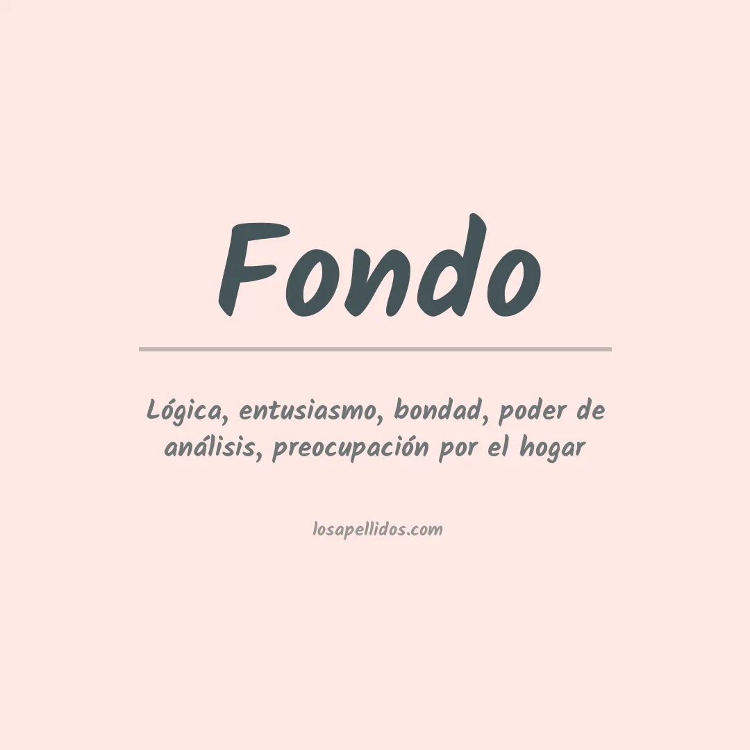 Apellido Fondo