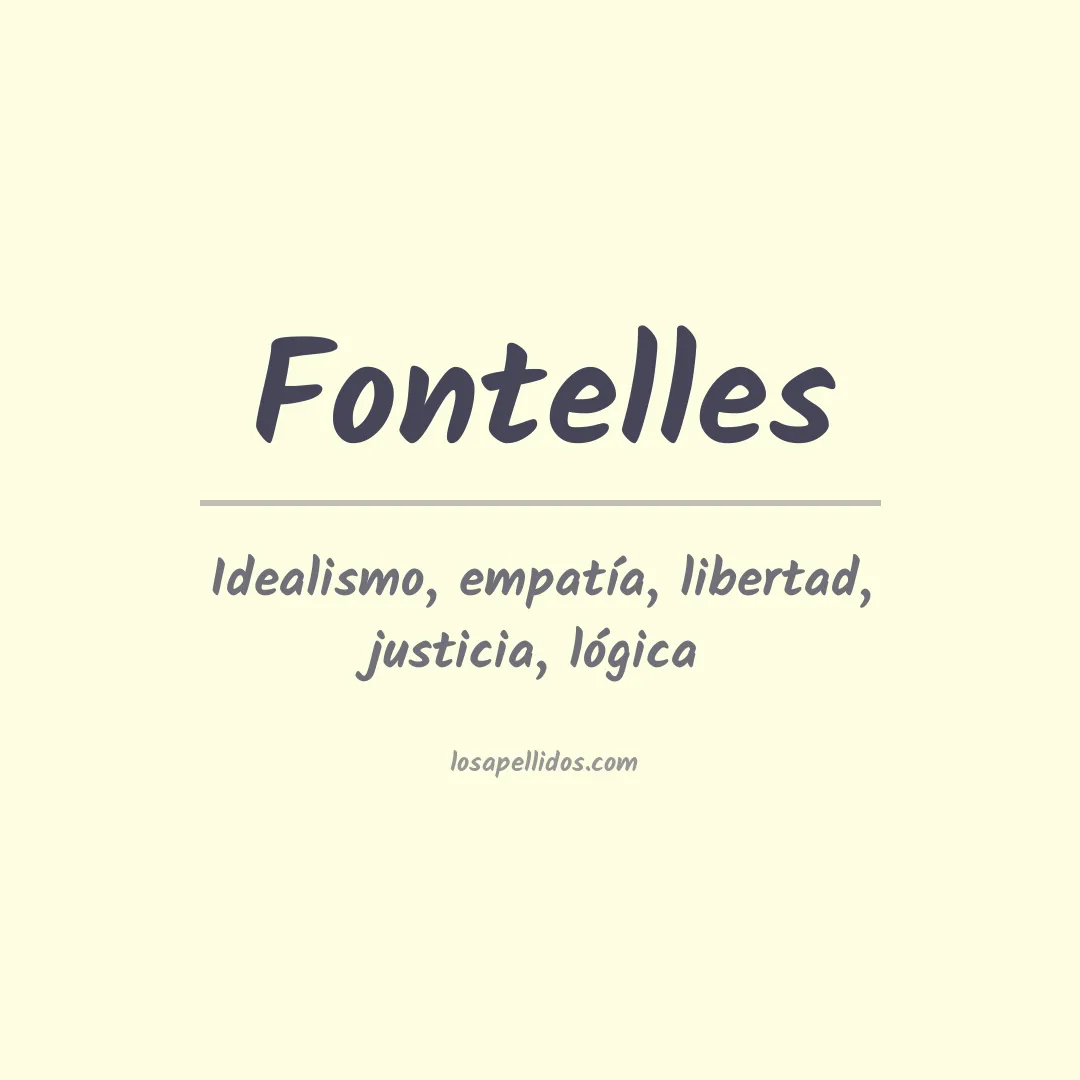 Apellido Fontelles