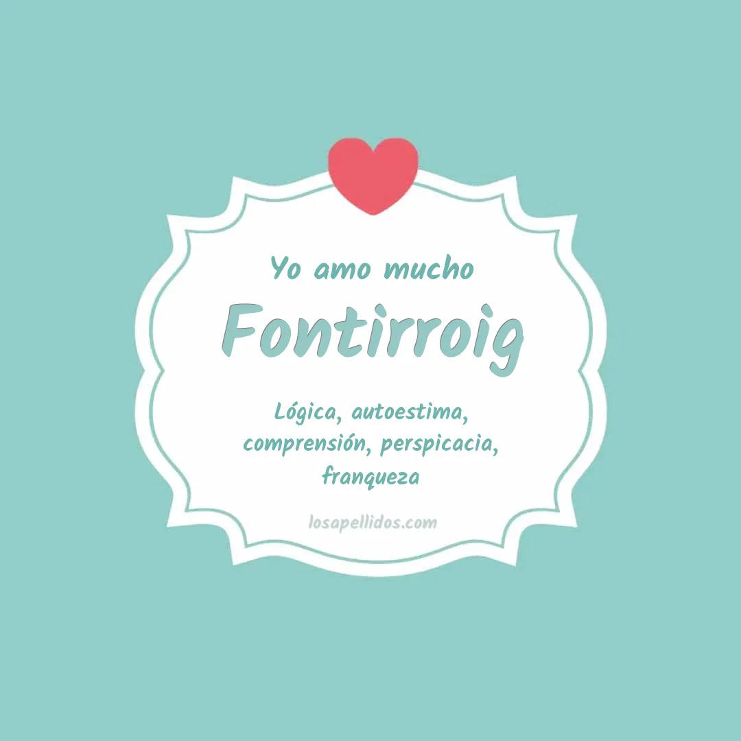 Yo amo mucho Fontirroig
