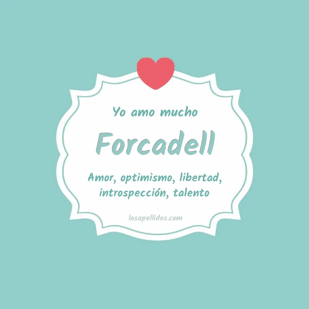 Yo amo mucho Forcadell