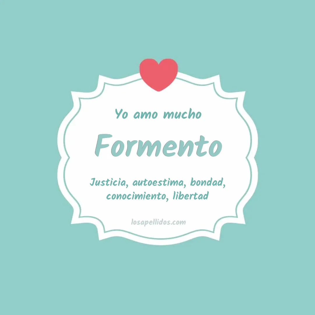 Yo amo mucho Formento