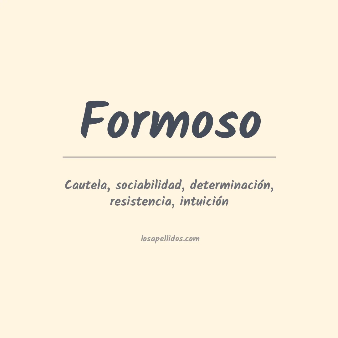 Apellido Formoso