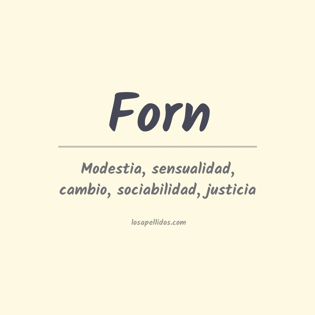 Apellido Forn