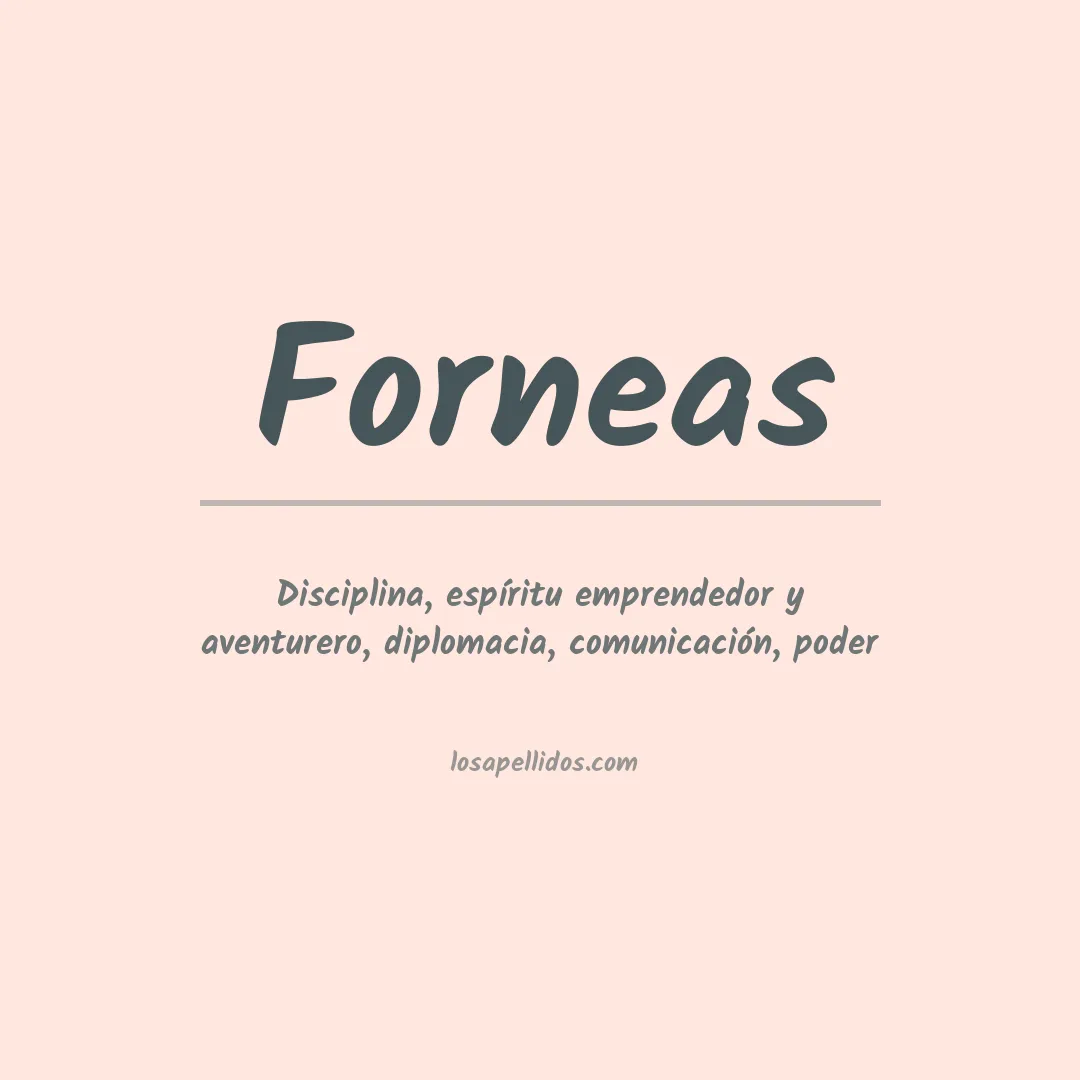 Apellido Forneas