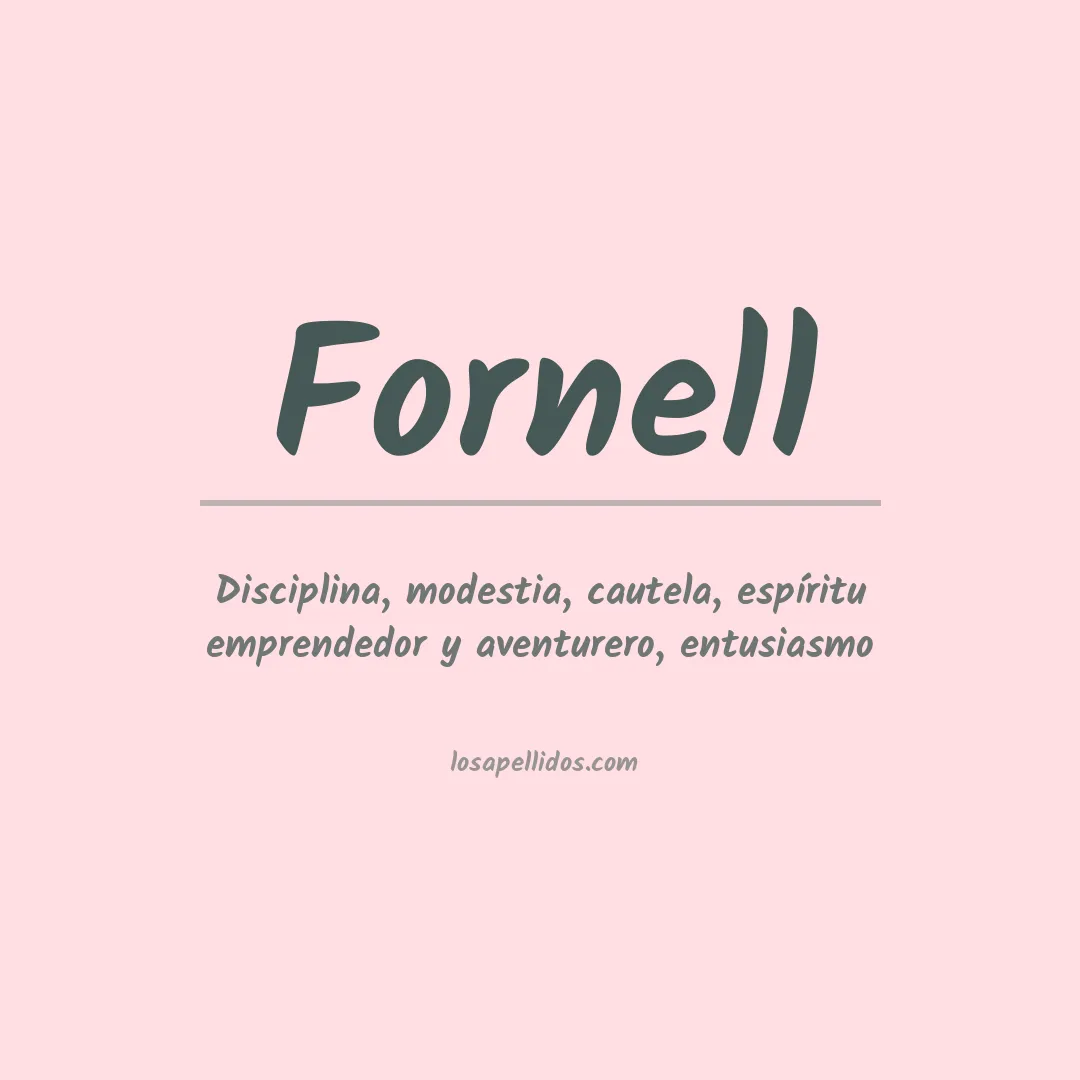 Apellido Fornell