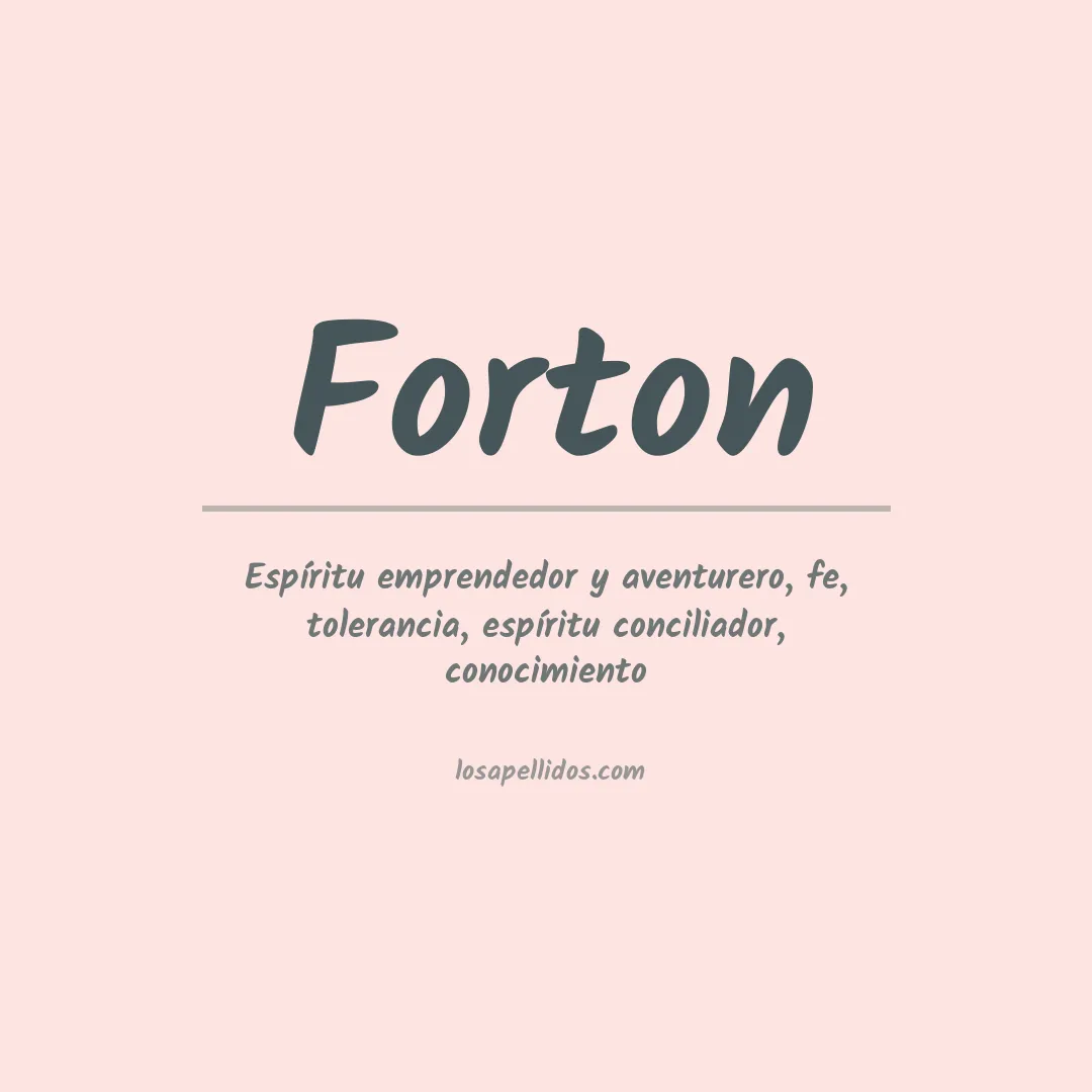 Apellido Forton