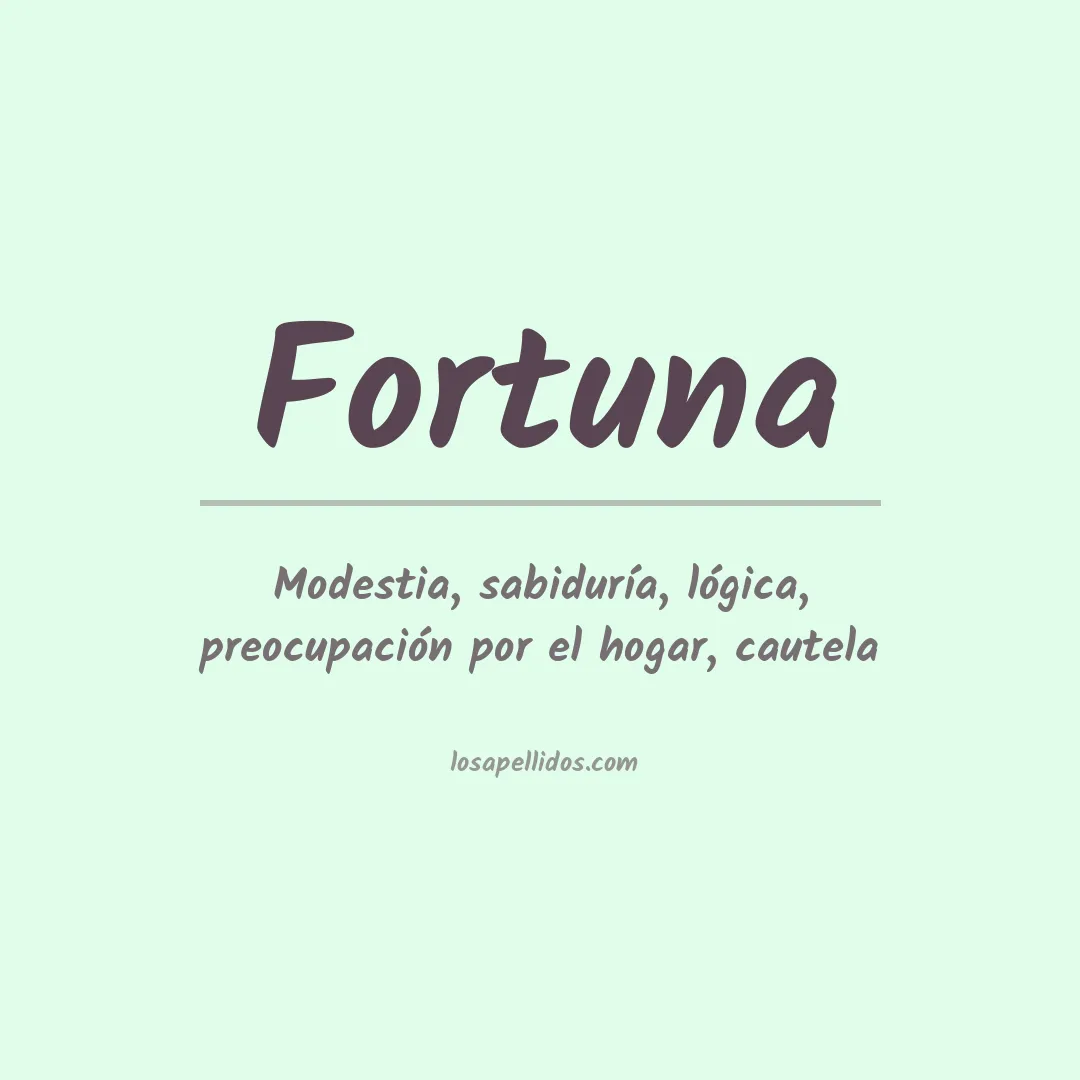 Apellido Fortuna