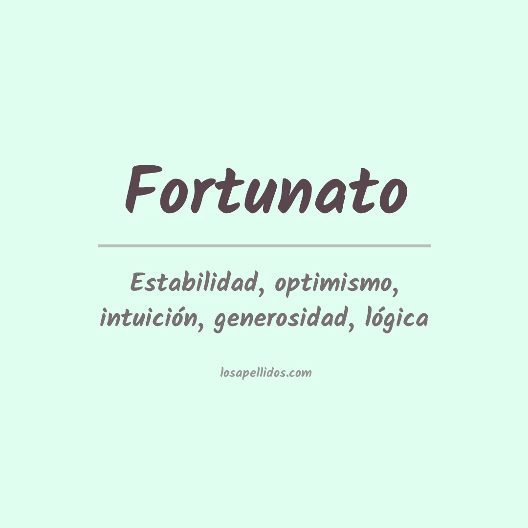 Apellido Fortunato