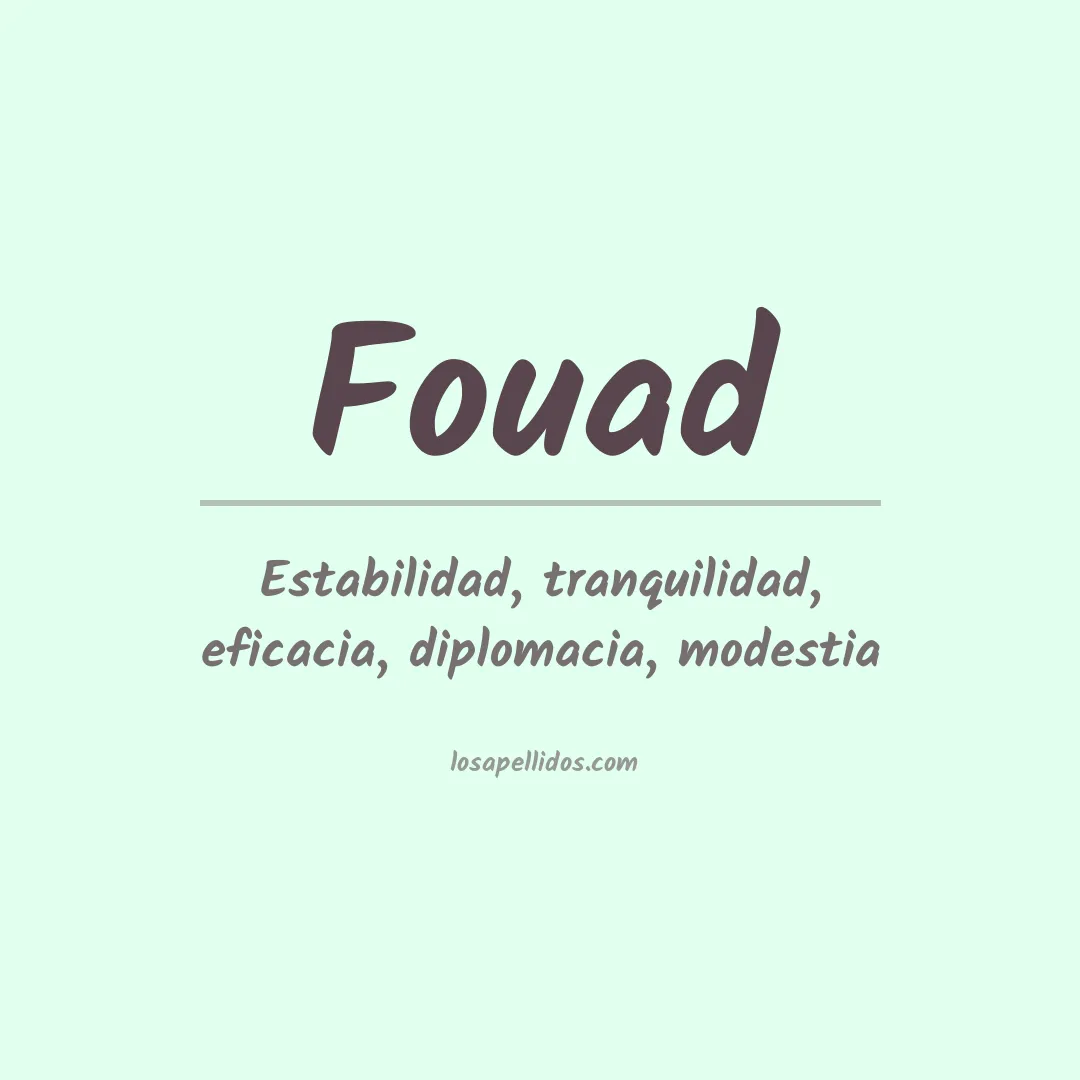 Apellido Fouad